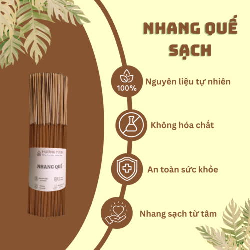 Nhang quế sạch Hương Từ Bi